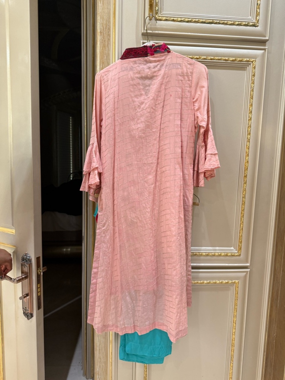 Pink Floral 2 piece lawn Set - Picture 4 of 5